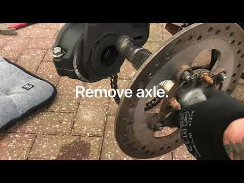 Sprint ST 1050 rear hub removal