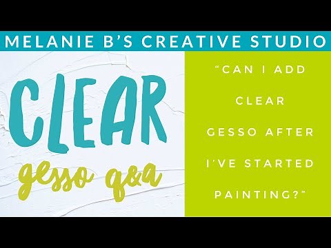 CLEAR GESSO - Q&A Can I Add It Over Painted Sections?!! #PBN #PaintbyNumbers
