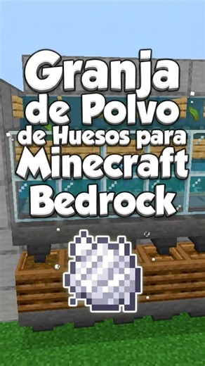 Granja de POLVO DE HUESOS🦴 para Minecraft Bedrock v26.12