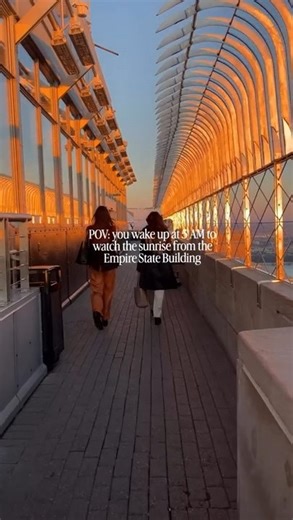 The best way to start your day in NYC Get your tickets here: esbo.nyc/socials | Empire State Building