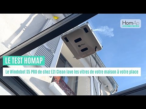 Prise en main du robot-laveur de vitres Windobot S5 Pro EZIClean