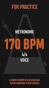 170 BPM 4/4 - Best Metronome (Sound : Voice)