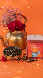 ✨The Indian bael tree, known as the dwelling place of the Goddess of Prosperity, bears a luscious fruit that is presented as divine sustenance. In our unique blend, we unite this revered fruit with holy basil, threads of golden saffron, and bursts of aromatic cardamom. 🪔This extraordinary blend embodies tradition and blessings in each sip, making it a perfect addition to your celebrations. | Tea Trunk
