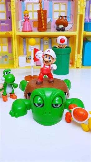 😱 Who is the King of Turtle Challenge? Mini Mario vs Yoshi vs Big Mario! 🏆🔥