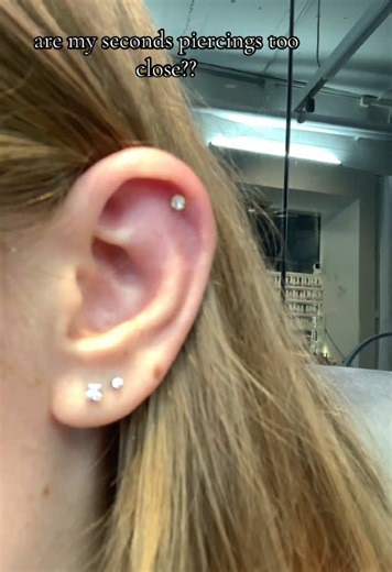Are My Second Ear Piercings Too Close Together?