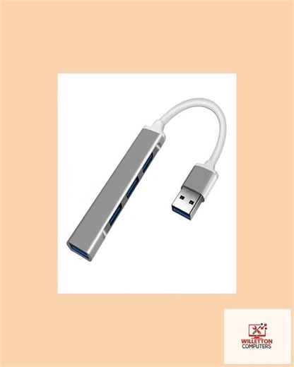 4 Port USB HUB Dock 3.0 Multi Splitter Adapter OTG Type A HUB