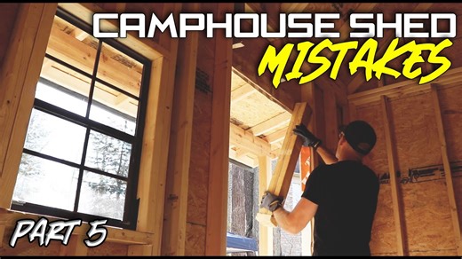 The windows and doors don't fit! Shed part 5