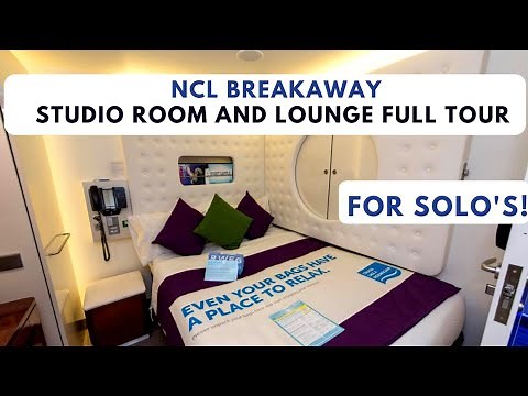 Norwegian Breakaway Studio Room and Lounge Full Tour