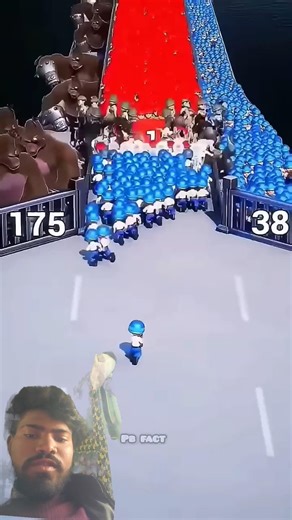 गोरिल्ला भेज दिया… सामने वाली टीम का खेल खत्म! 🦍⚔️#shortvideo #funny #short #shorts