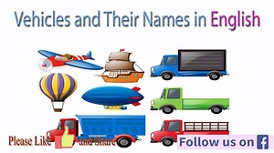 21 reactions | English Learning - Vehicles and Their Names in English Vehicles Names Vocabulary Vocabulary of Vehicles English Vocabulary | English Learning | Facebook