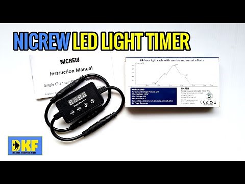 Nicrew LED Light Timer Review and Instructions.