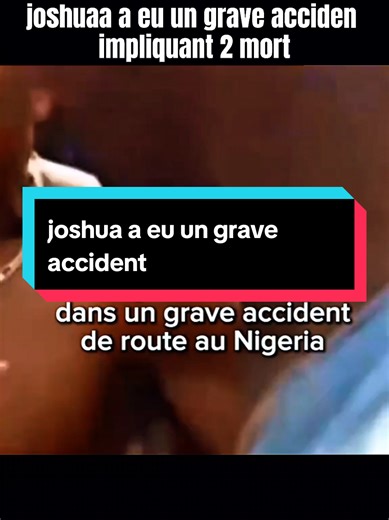 le celebre boxeur anthony joshua a eu un grave acciden impliquant 2 mort #CapCut #joshua #edit #training #mocoaching