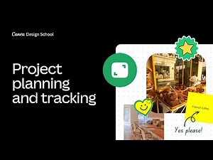 Project planning and tracking with Canva Whiteboards