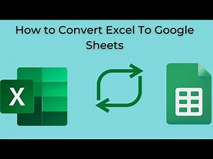 How to convert excel to google sheets with data