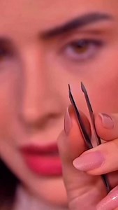 Eye liner hack with tweezers ✨ would you try this?! . . #makeuphacks | VelaBeauty