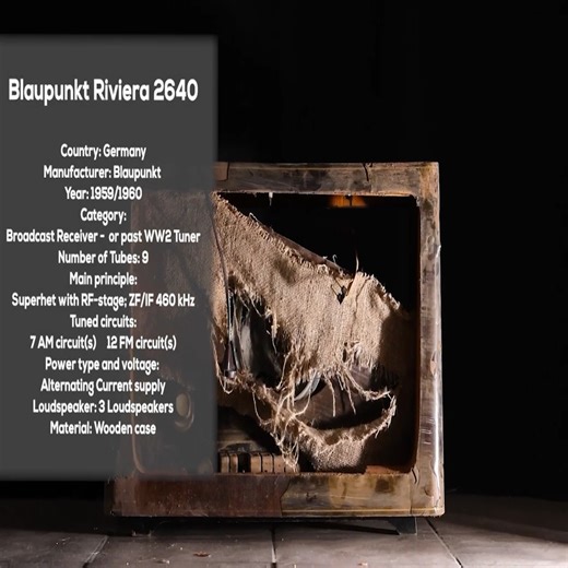 Old Blaupunkt Radio Restoration | Mouse Trap TV