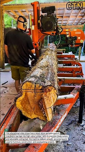 Turning Logs Into Money — Wood-Mizer Sawmill Cutting Perfect Lumber!