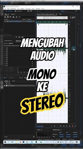 How to convert mono audio to stereo.. very simple✨️ #windows #tutorial #editing #sound #audio