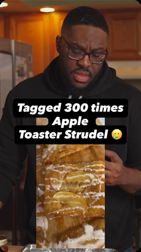 Stefan Johnson on Instagram: "Y’all wouldn’t stop tagging me in @groarkboysbbq’s apple toaster strudel video, so here we are! 🍎 He kept it real with actual apples, but I couldn’t help myself - had to twist it up with melted Biscoff cookie butter AND fudge. The result? PERFECTION. Warm, sweet, and way over the top in the best way possible. Thanks for putting me on to this one! Have you tried it yet? Comment below! 💯​​​​​​​​​​​​​​​​ #recipe #foodreview #snacks"