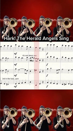 Hark! The Herald Angels Sing #christmas #trombone #holidayhorns