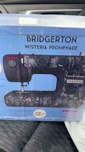 Bridgerton Sewing Machine on its way home!