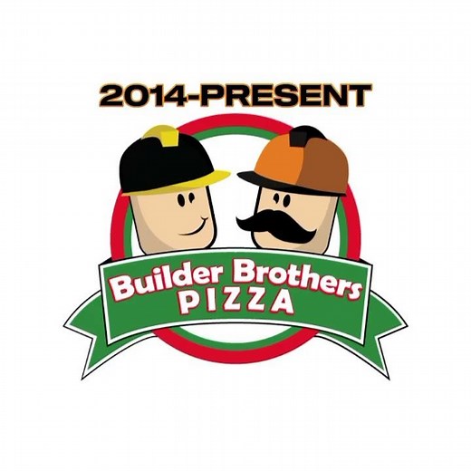 Builder Brothers Pizza Logo Evolution