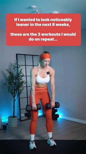 3 workouts + 8 weeks = Noticeably leaner
