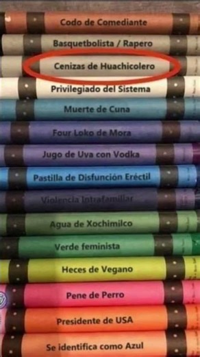 mis colores son raros