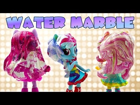 Hydro Dipping My Little Pony - DIY Water Marble
