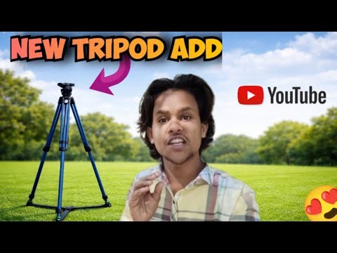 New Tripod Add 🔥 Vlog Shoot Tripd 📸