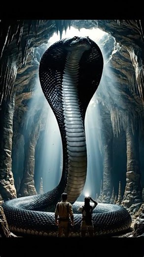 World’s Largest Snake Found Inside Cave?! 😱 | Wait Till You See The Size! #snake #shorts