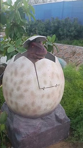 Baby Dinosaur egg hatching view at Dino Safari Park