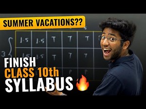 How To Complete Class 10th Syllabus In Summer Vacations? | Timetable for Summer Vacations !!