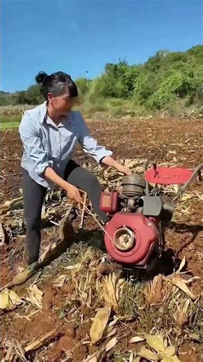 Farmer Girl Shows You How to Start a Diesel Engine for Farming – Must-See for Beginners!