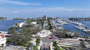 Awesome St. Pete Pier at Saint Petersburg in Florida United States.. Harbor Pier.