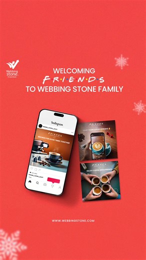 We're thrilled to announce our partnership with Friends Coffee, a premier coffee brand renowned for its rich brews and warm ambiance. We are passionate about crafting digital experiences that leave a lasting impression. Together with Friends Coffee, we'll combine our expertise in digital marketing and their passion for coffee to create a steaming hot online presence. ☕✨ #FriendsCoffee #CoffeeWithASmile #WebbingStone #DigitalMarketing Visit www.webbingstone.com to learn more about our services.