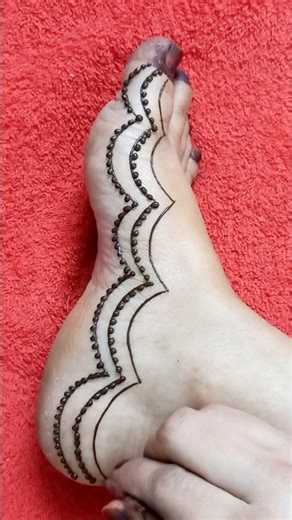 Simple Arabic Henna Design #mehndi #henna #dubai #style #fashion #song #mehandi #farheenscreation