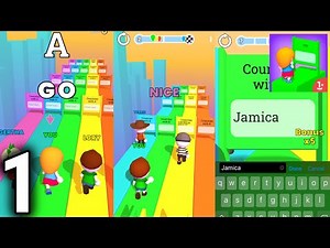 ABC Runner - Gameplay / Walkthrough Part 1 - IOS & Android Game