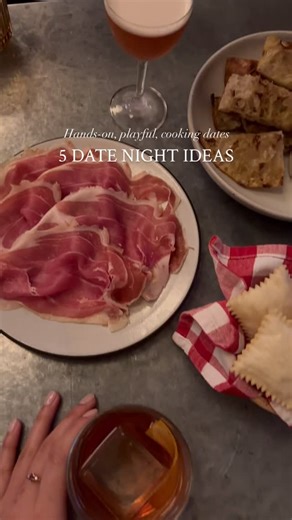 SheEatsSheCooks on Instagram: "5 date night cooking activity ideas These recipes are meant to be cooked together (with tips for shortcuts)— hands-on, playful, low-pressure, and romantic. Nothing technical. Nothing stressful. Save for your next date night. 1. Handmade Pasta (The Gold Standard) * What you make: Fresh tagliatelle or pappardelle * Why it works: Touch, teamwork, laughter * Keep it simple: Butter, parmesan, black pepper * Shortcut: Fresh pasta dough from a market Drink: Italian white 