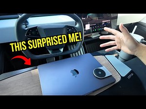 This Foldable Tesla Desk Accessory Surprised Me! (Model Y - Cybertruck)