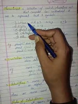 Characterset in python @CSE_2005