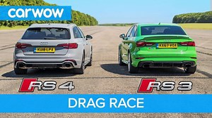 452K views · 286 shares | Who's ready for an Audi RS showdown?! The Audi RS4 and RS3 saloon are going head-to-head! Audi claims both cars can hit 0 – 60 in 4.1 seconds, but will the results be so similar when Mat takes them down the quarter mile? Join him for this drag race to find out! | carwow | Facebook
