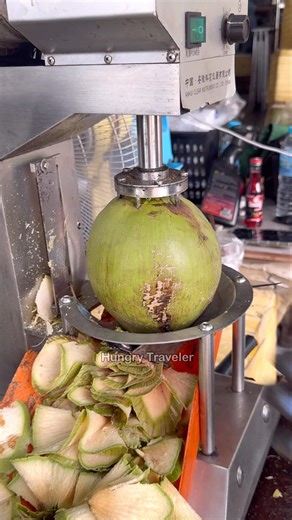 Amazing Coconut Machine Cutting Skill - Fruits Cutting Skill