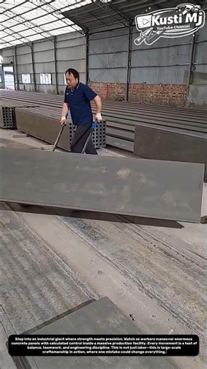 Inside the Mega Factory: How Massive Concrete Panels Are Moved with Precision and Power.