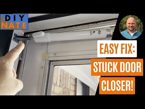 Door Closer Jammed? Easy Fix for Stuck Automatic Screen-Glass Door Closer: Wright V2010 by DIYNate