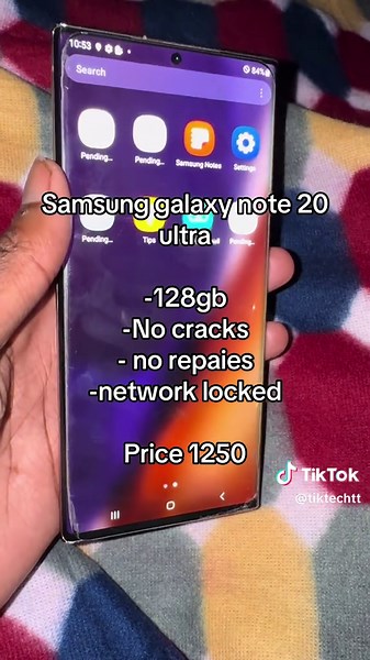 Samsung note 20 ultra #trini_tiktoks🇹🇹🇹🇹🇹🇹 #trinifyp #fyp #tiktecht #samsungforsell