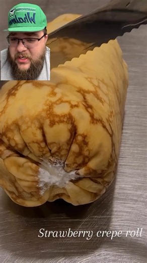 146K views · 772 reactions | Strawberry Crepe Rolls | Brandon J McDermott | Facebook