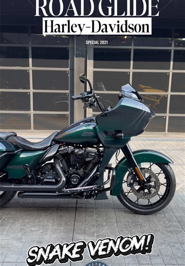Harley Davidson FLTRXS® ROAD GLIDE SEPCIAL รถปี : 2021 เลขไมล์ : 9,000 MILES Spec : MLY เครื่องยนต์ : Milwaukee-Eight™ 114Cubic (1868 cc) สีพิเศษ : Snake Venom 🐍💚 สีหายาก เจ้าของคนเดียวตั้งแต่ออกศูนย์ แต่งของแท้ทั้งคัน 💰 ขาย 1,140,000.- ##rgมือสอง ##harleyมือสอง ##roadglideมือสอง##harleyมือ2##harleyมือสอง​
