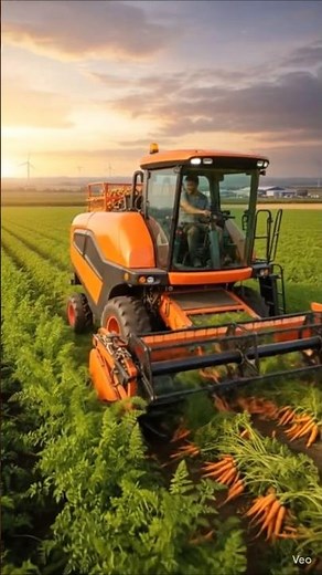 Modern Carrot Harvesting Machine 🚜🥕 | Smart Farming Technology