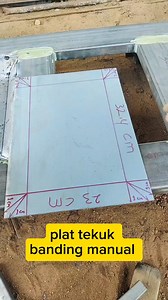 Tutorial cara membuat plat tekuk banding manual Cek di video sebelum nya #edukasi #welding #welder | Dedeg Ilham